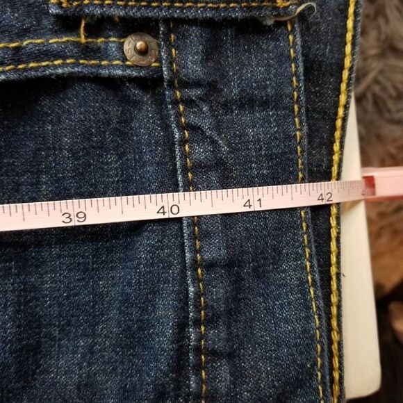 Levi's 569 Kale Dark Wash Loose Straight Fit Jeans - Picture 16 of 16